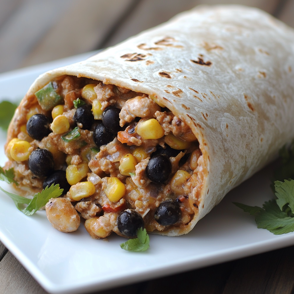 Burrito du Matin aux Haricots Noirs : Le Petit-Déjeuner Énergisant et Délicieux