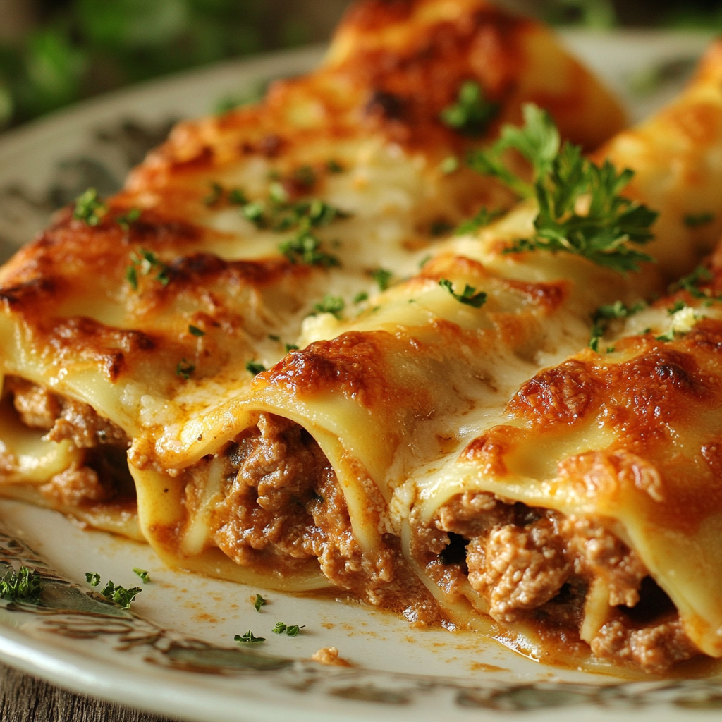 Cannellonis à la viande : Recette facile et gourmande