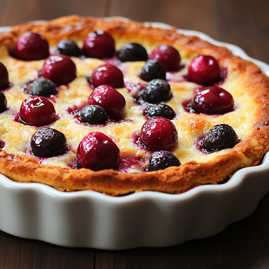 Clafoutis aux cerises : La recette facile et gourmande
