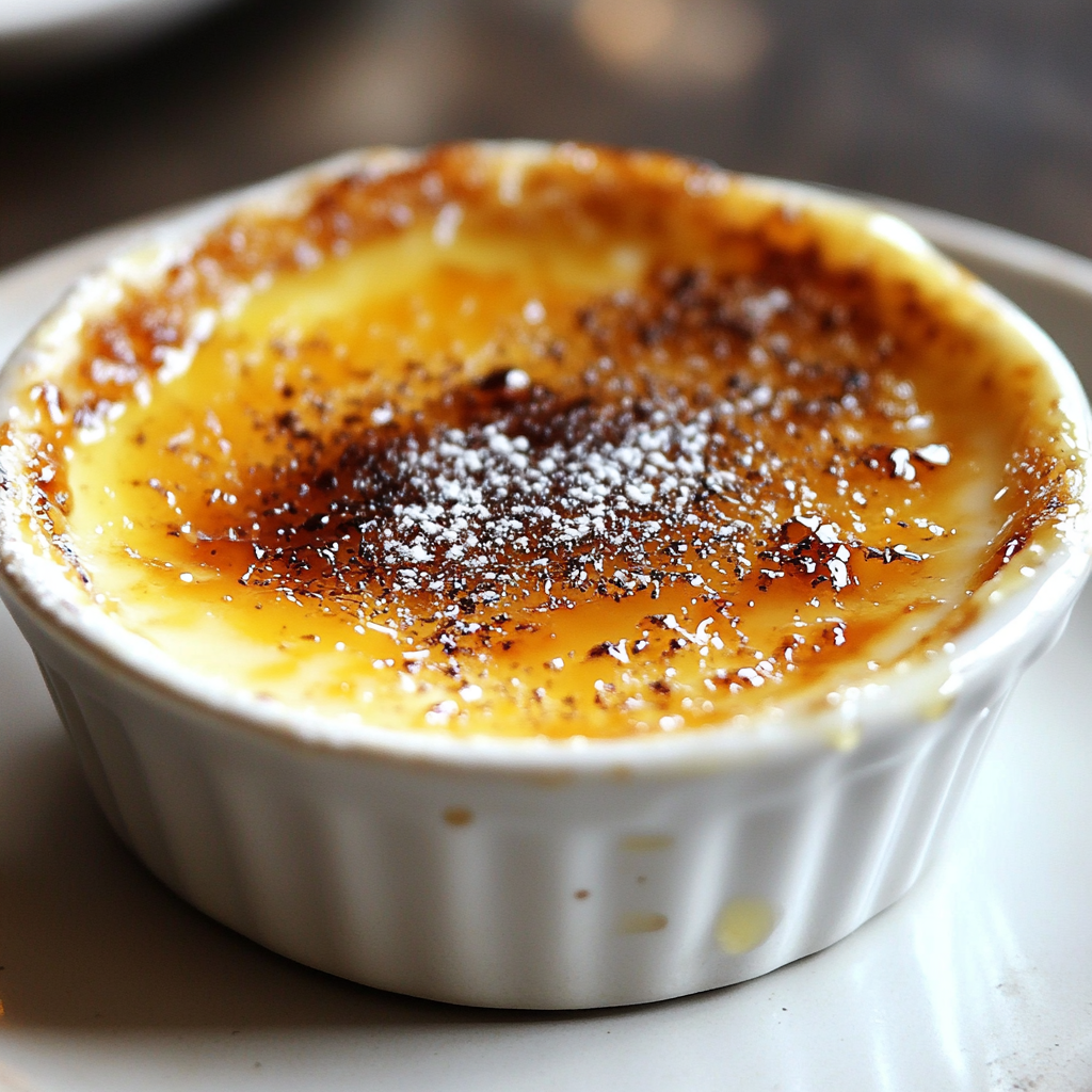 Crème brûlée maison