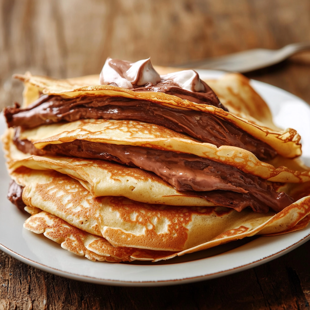 Crêpes au Nutella Fondant