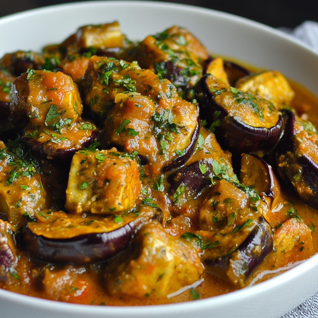 Curry d’Aubergines : Une Recette Authentique et Délicieuse