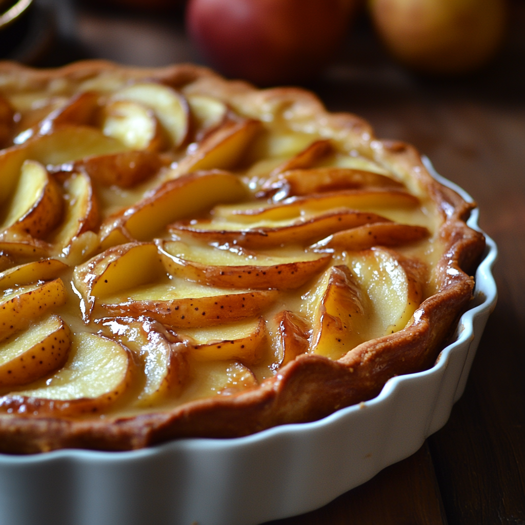 Gâteau moelleux aux pommes et cannelle
