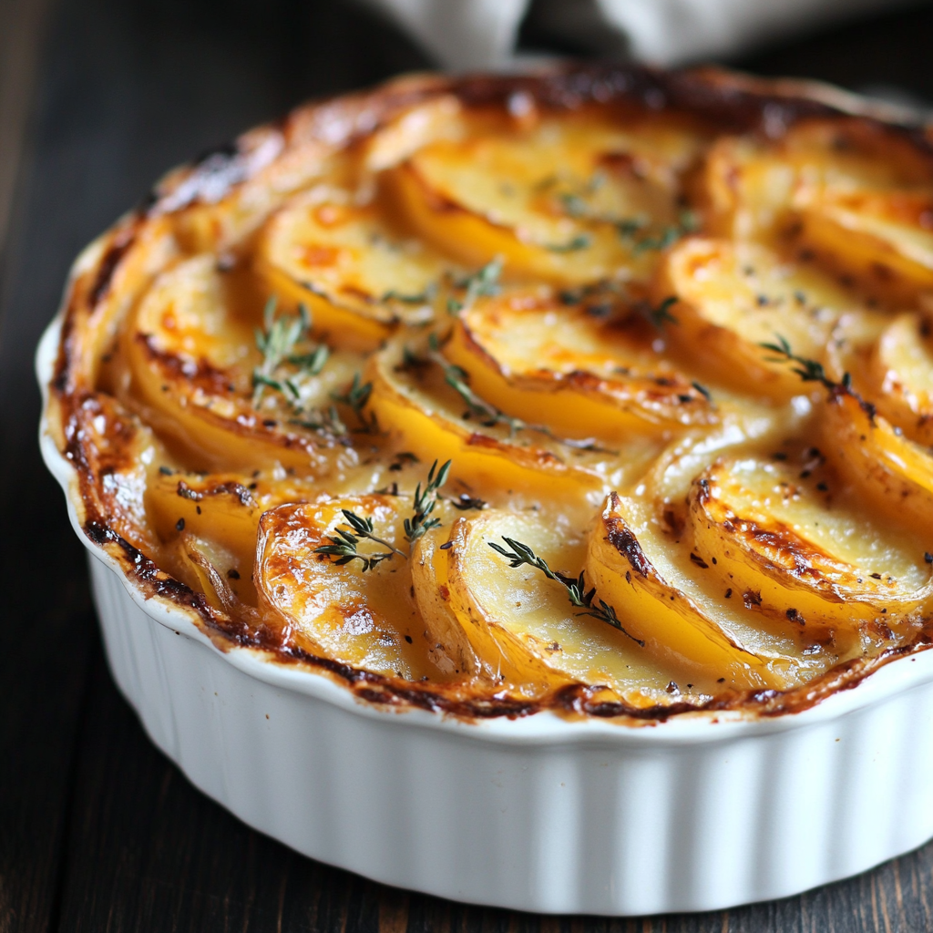Gratin de patates douces