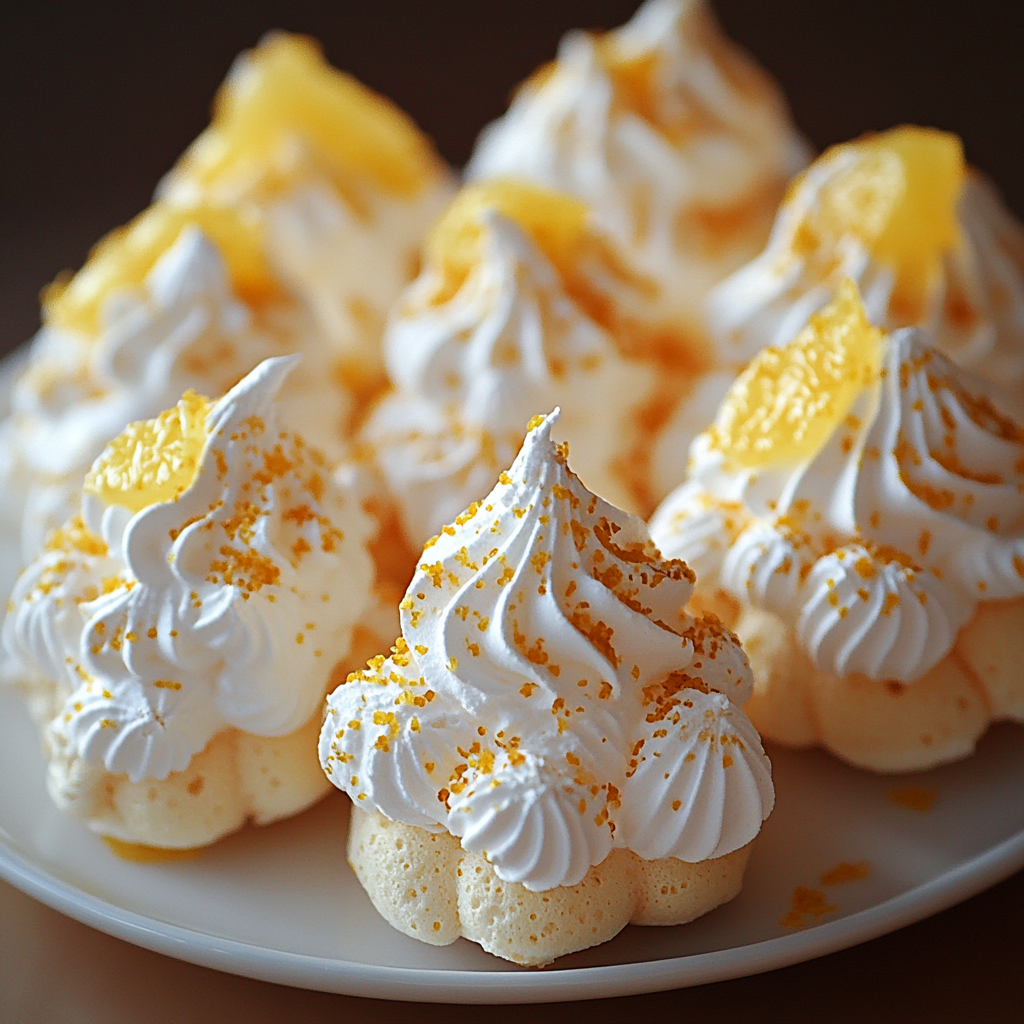 Meringues au citron : Une recette aérienne et rafraîchissante