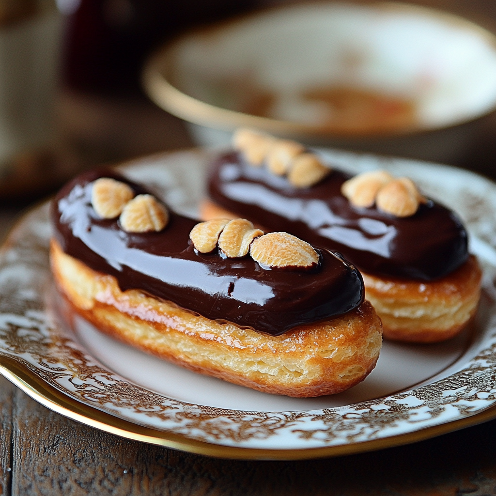 Mini éclairs au chocolat