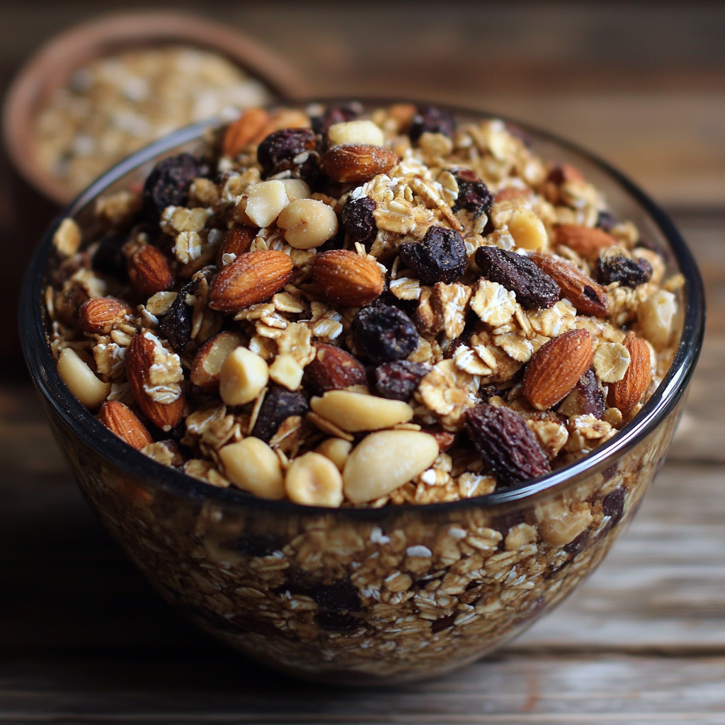Muesli Croquant aux Noix et Graines : Recette Détaillée pour un Petit-Déjeuner Sain et Gourmand
