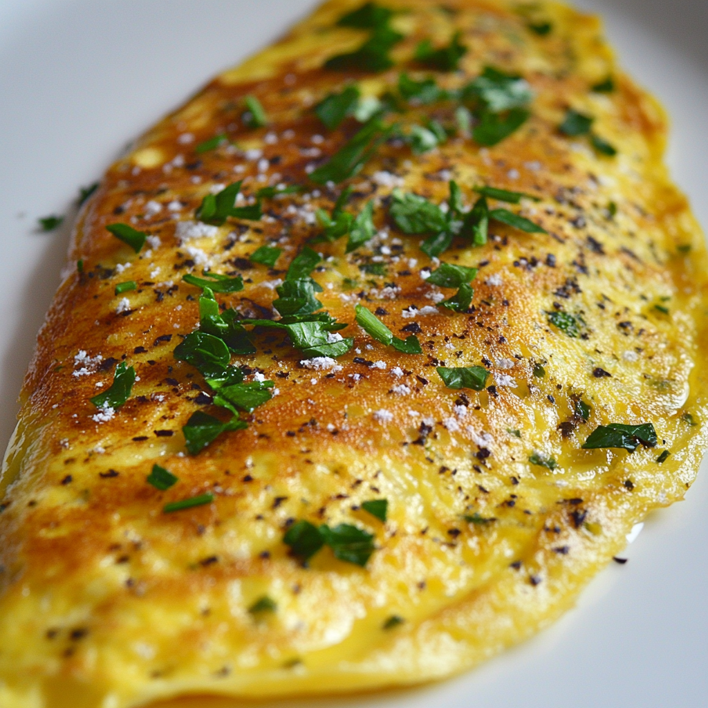 Omelette Simple aux Fines Herbes