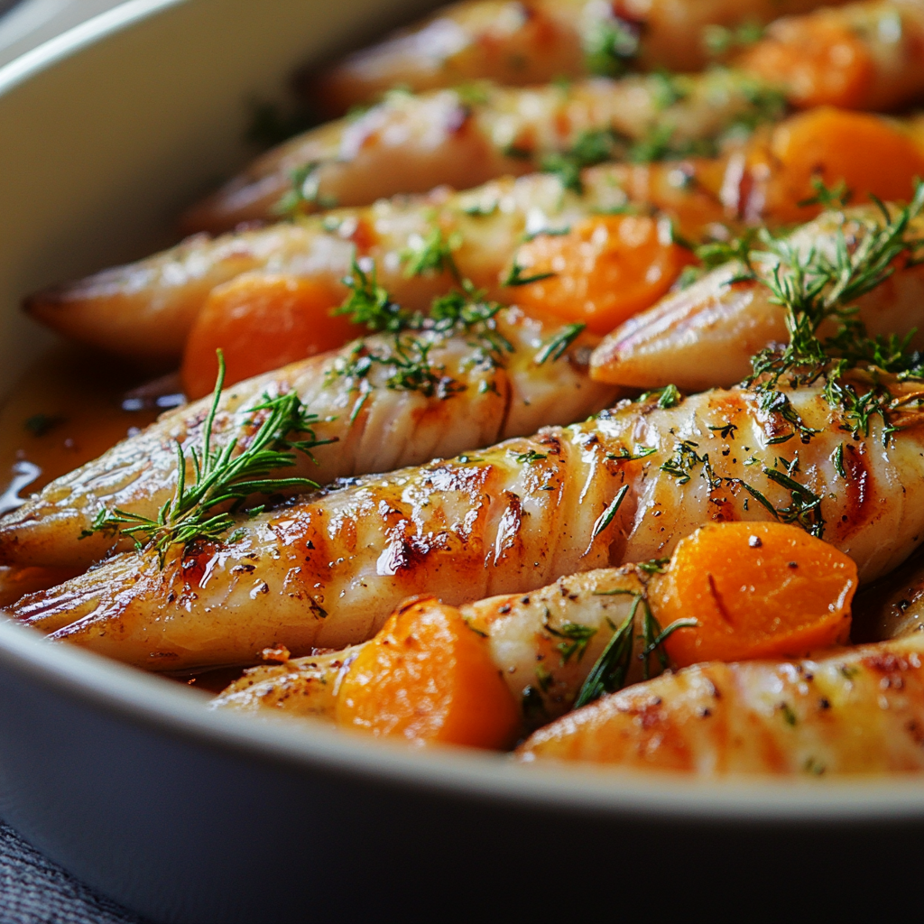 Pêches rôties au miel et au romarin : Une recette estivale irrésistible
