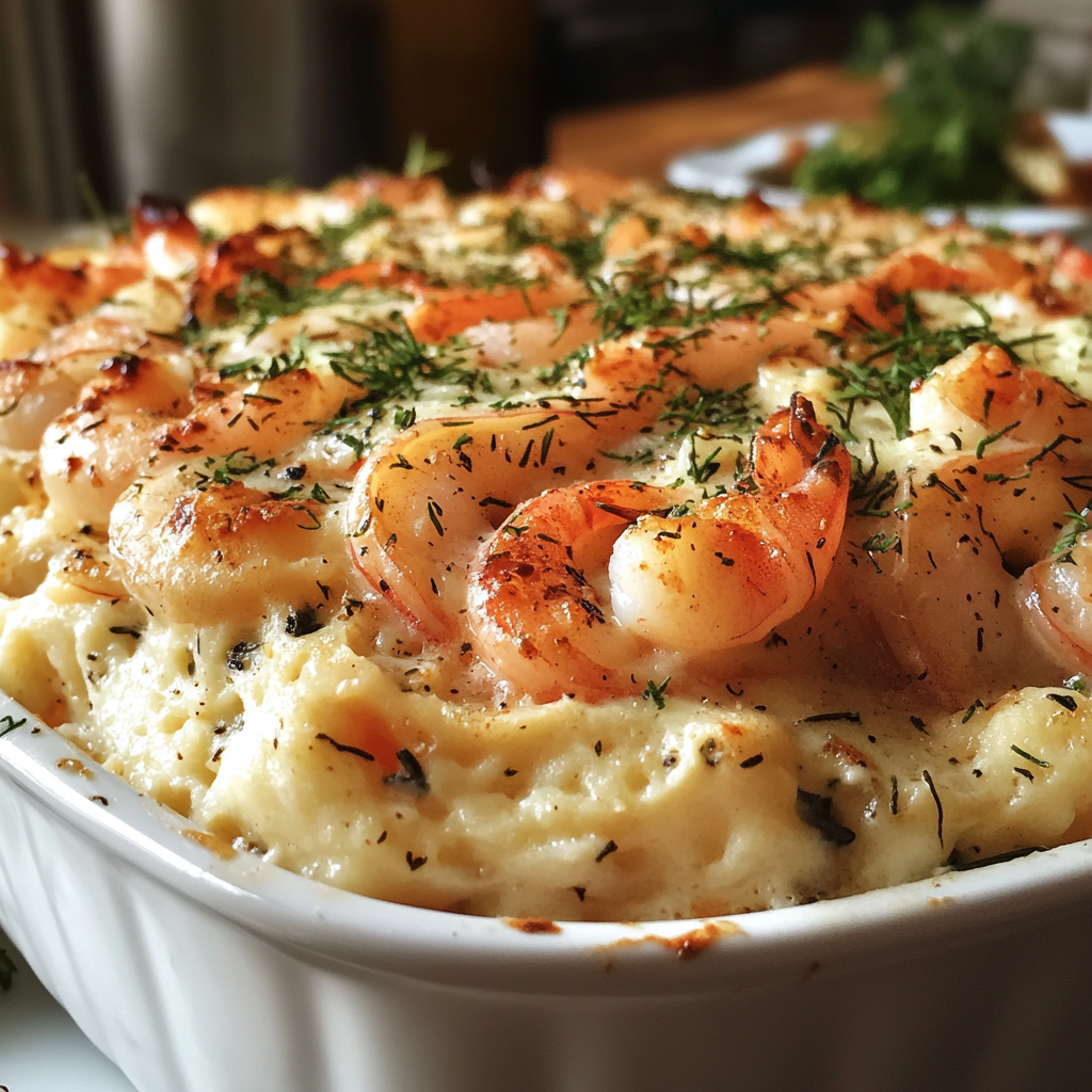 Poêlée de crevettes à l’ail