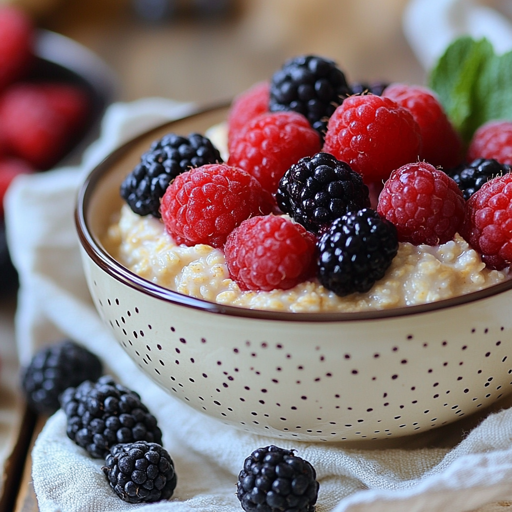 Porridge Crémeux aux Fruits Rouges : Recette Délicieuse et Facile