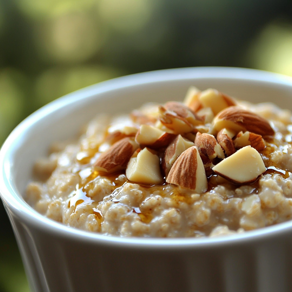 Porridge Vegan au Lait d’Amande : Le Petit-Déjeuner Parfait pour une Journée Énergique