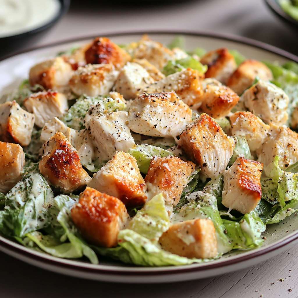 Salade César au poulet : La recette parfaite pour un repas léger et savoureux