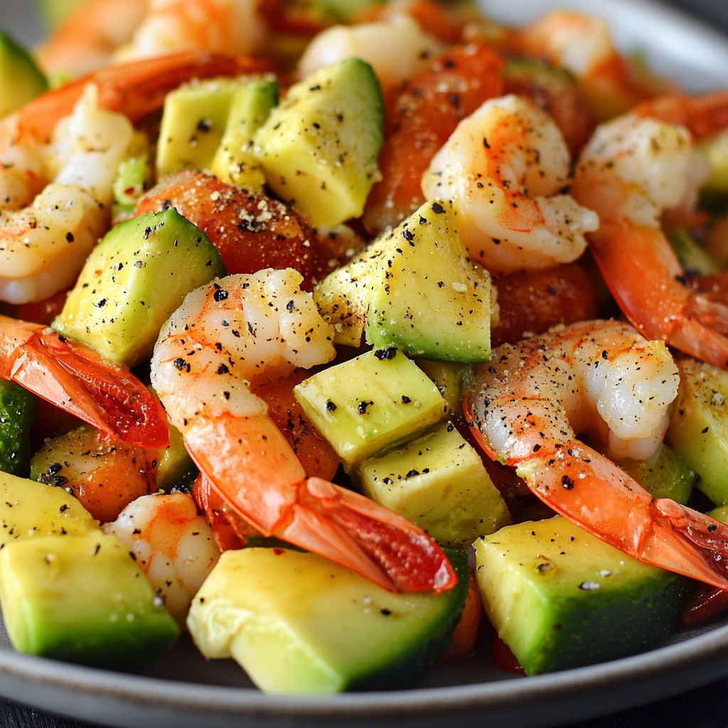 Salade d'Avocat et Crevettes
