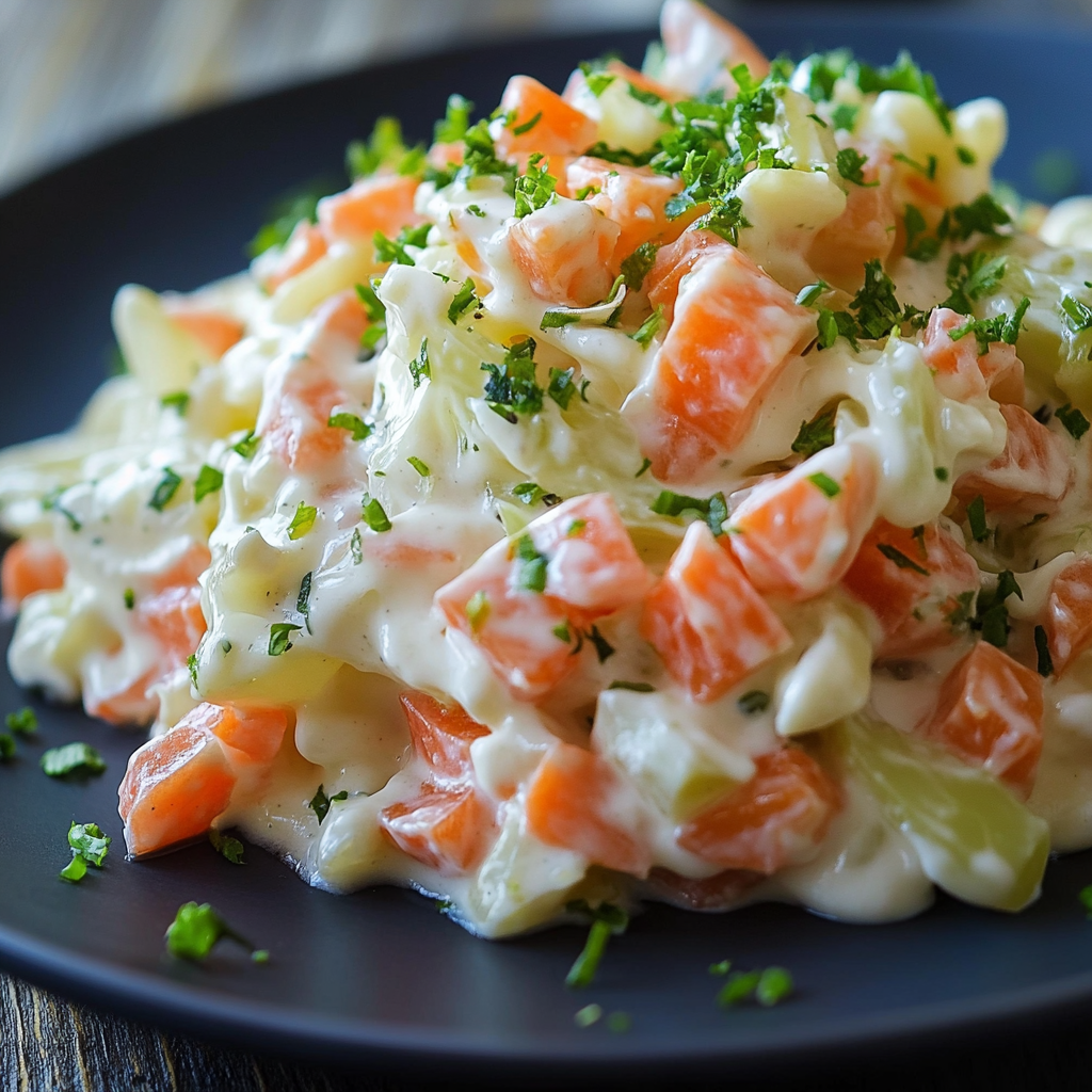 Salade de Céleri Rave et Mayonnaise : Une Recette Fraîche et Délicieuse