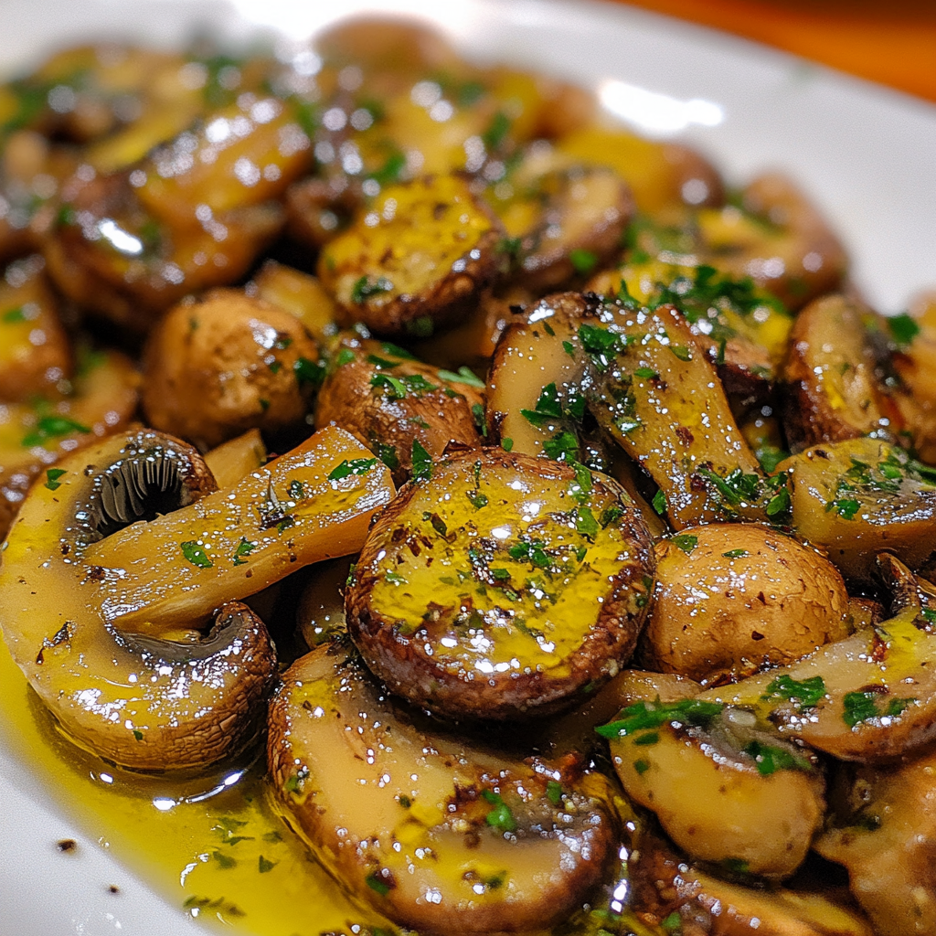Salade de Champignons Crus et Huile d’Olive : Une Recette Simple et Délicieuse