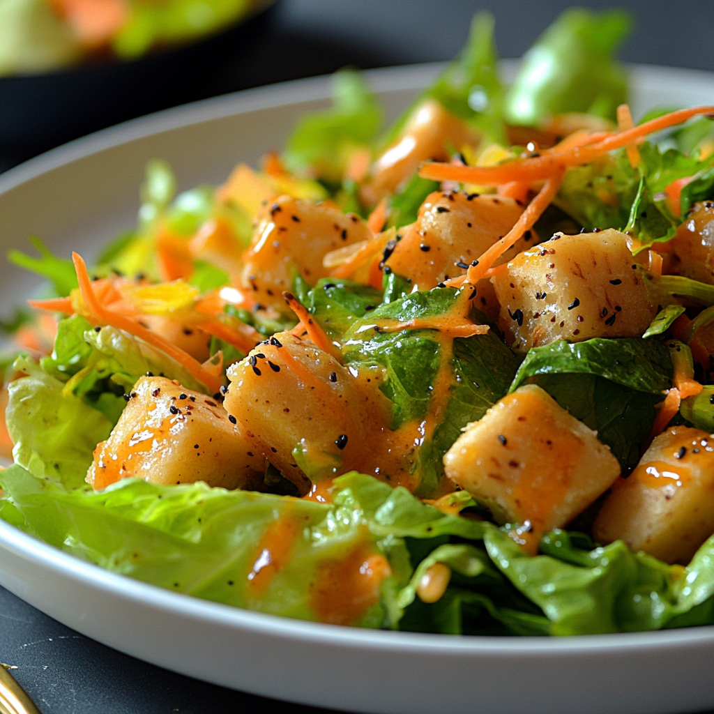 Salade de Choux de Bruxelles et Vinaigrette Moutardée