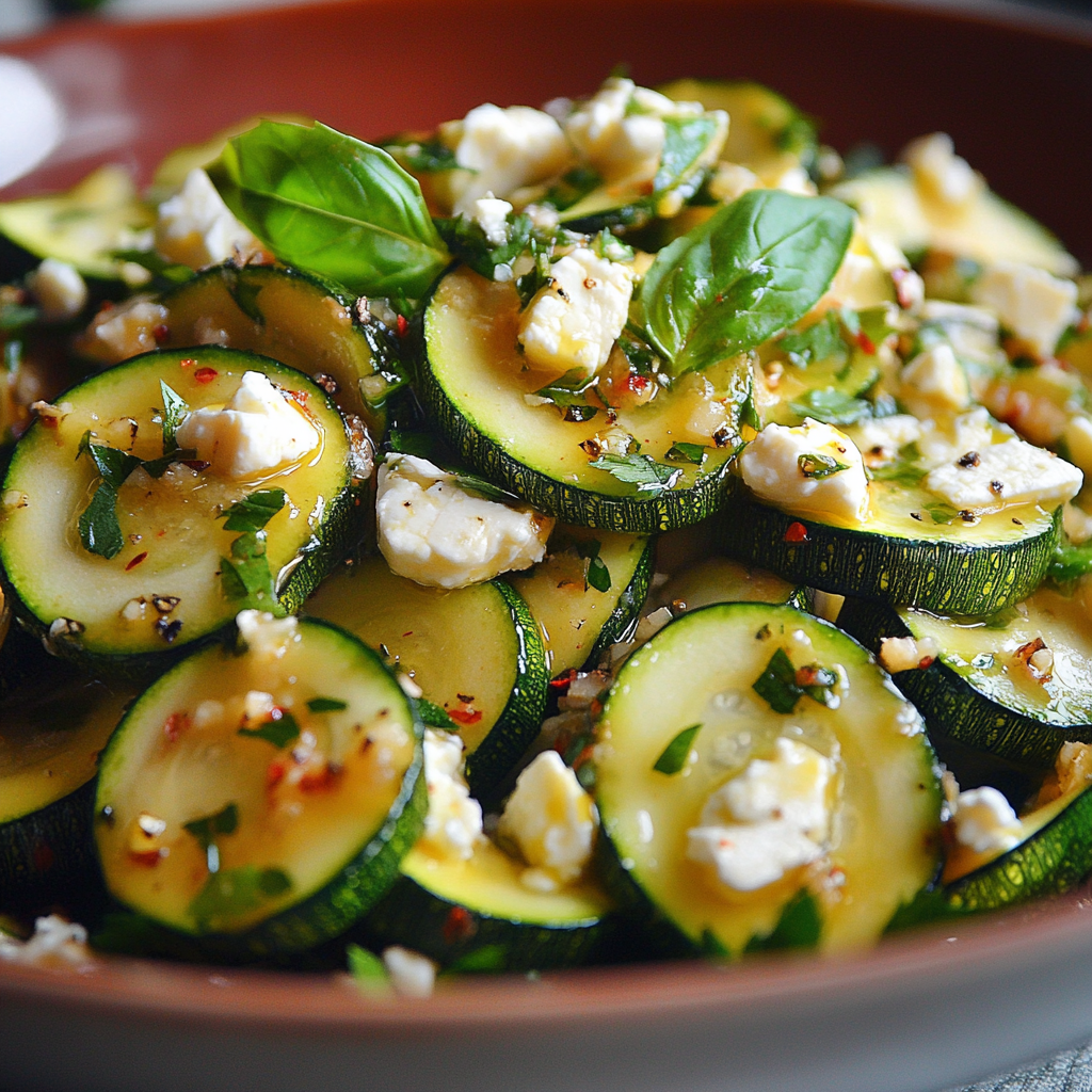 Salade de Courgettes et Chèvre Frais : Une Recette Estivale Délicieuse