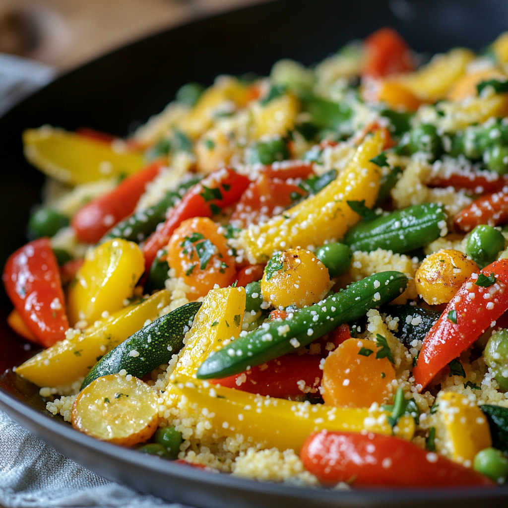 Salade de Couscous aux Légumes du Soleil