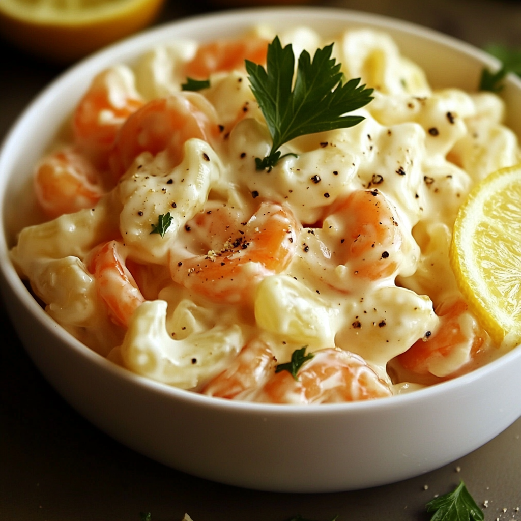Salade de Crevettes à l'Ail et au Citron