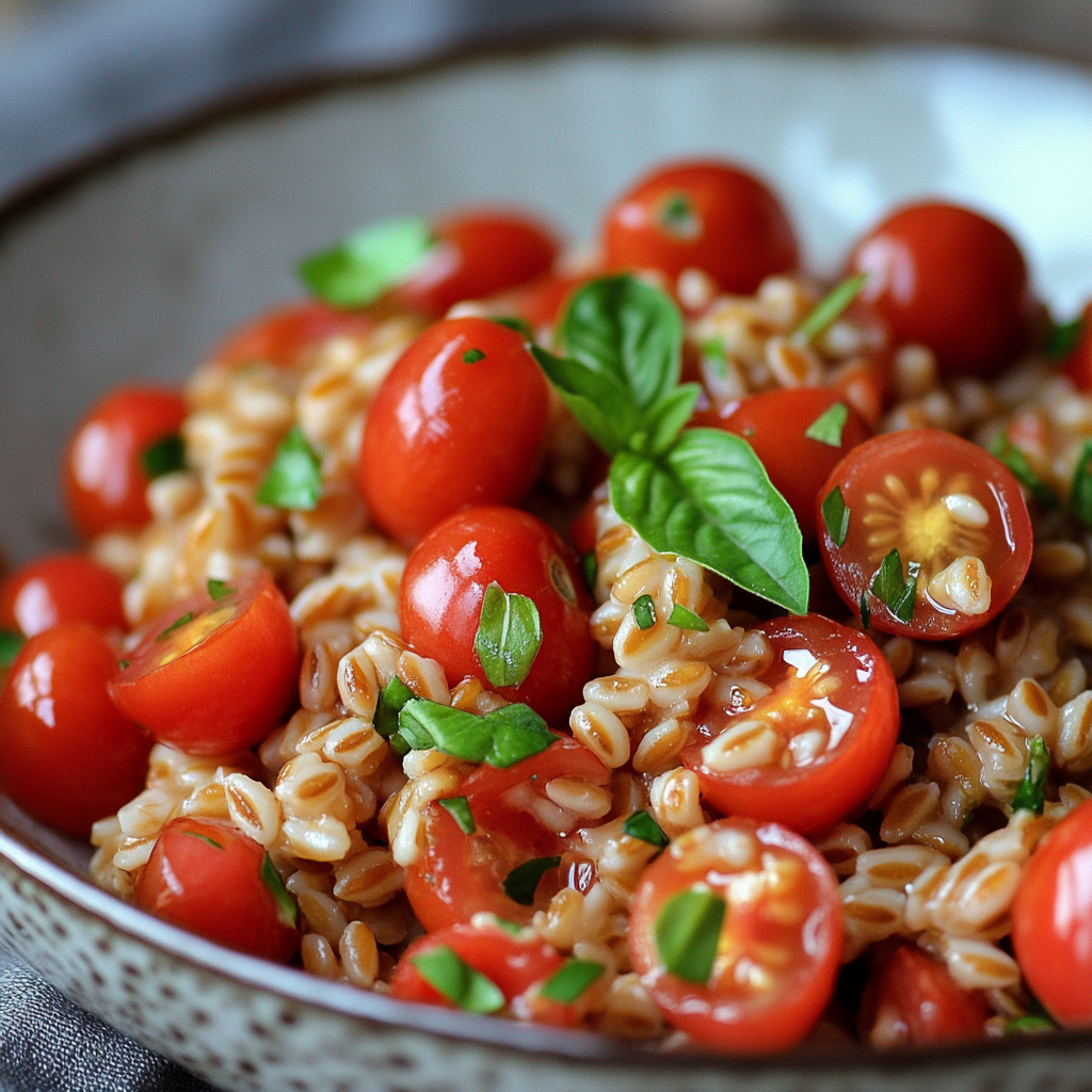 Salade de Farro et Tomates Séchées : Une Recette Gourmande et Simple