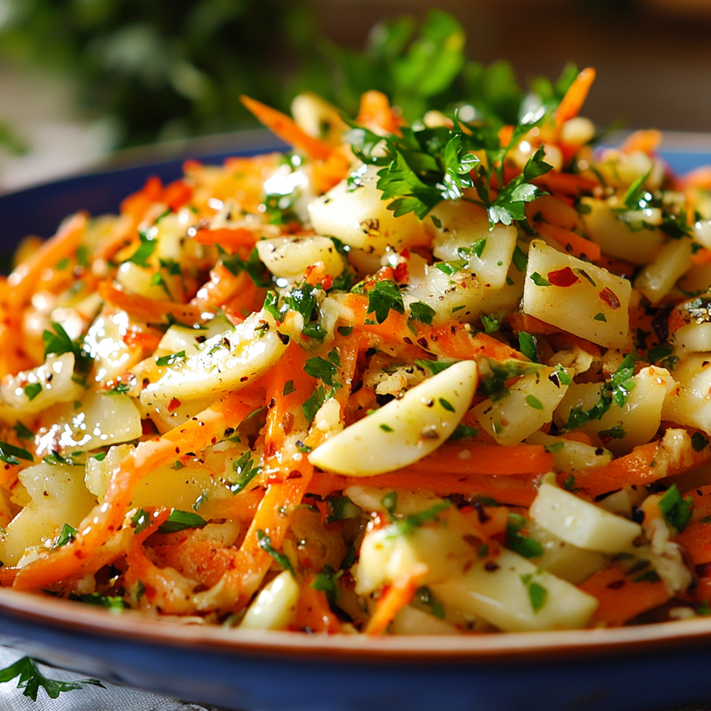 Salade de Navets et Persil : Une Recette Fraîche et Croquante