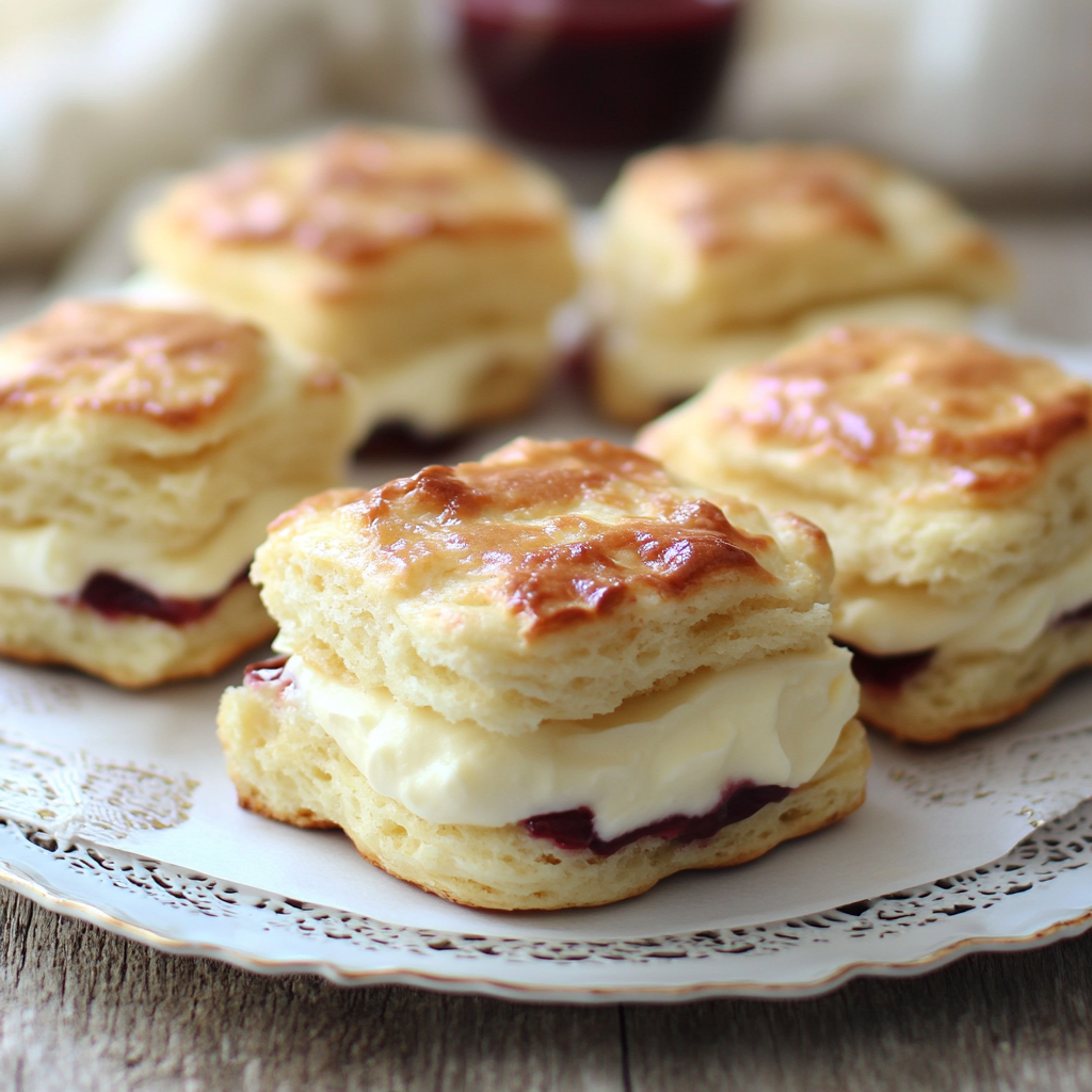 Scones Anglais à la Crème et Confiture