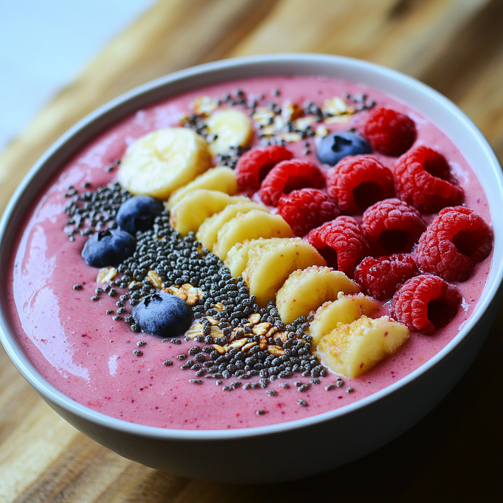 Smoothie Bowl Coloré aux Superaliments