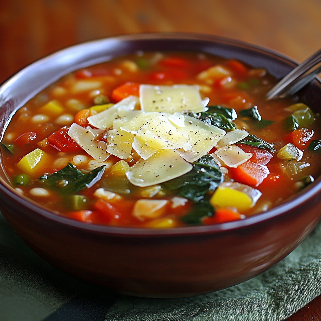 Recette de Soupe Minestrone : Une explosion de saveurs méditerranéennes