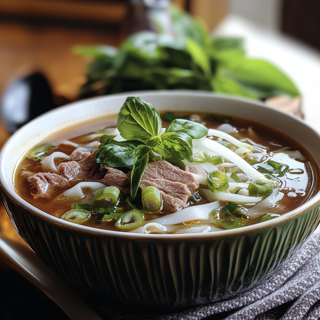 Soupe pho vietnamienne