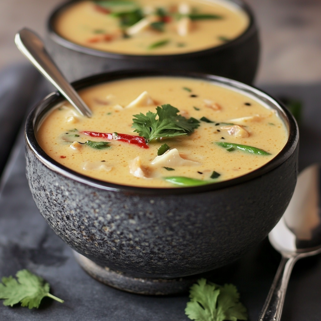 Soupe Thaï au Lait de Coco : Recette Authentique et Délicieuse