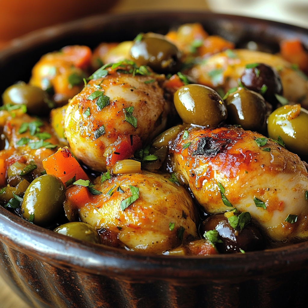 Tajine de Poulet aux Olives : Une Recette Authentique et Délicieuse