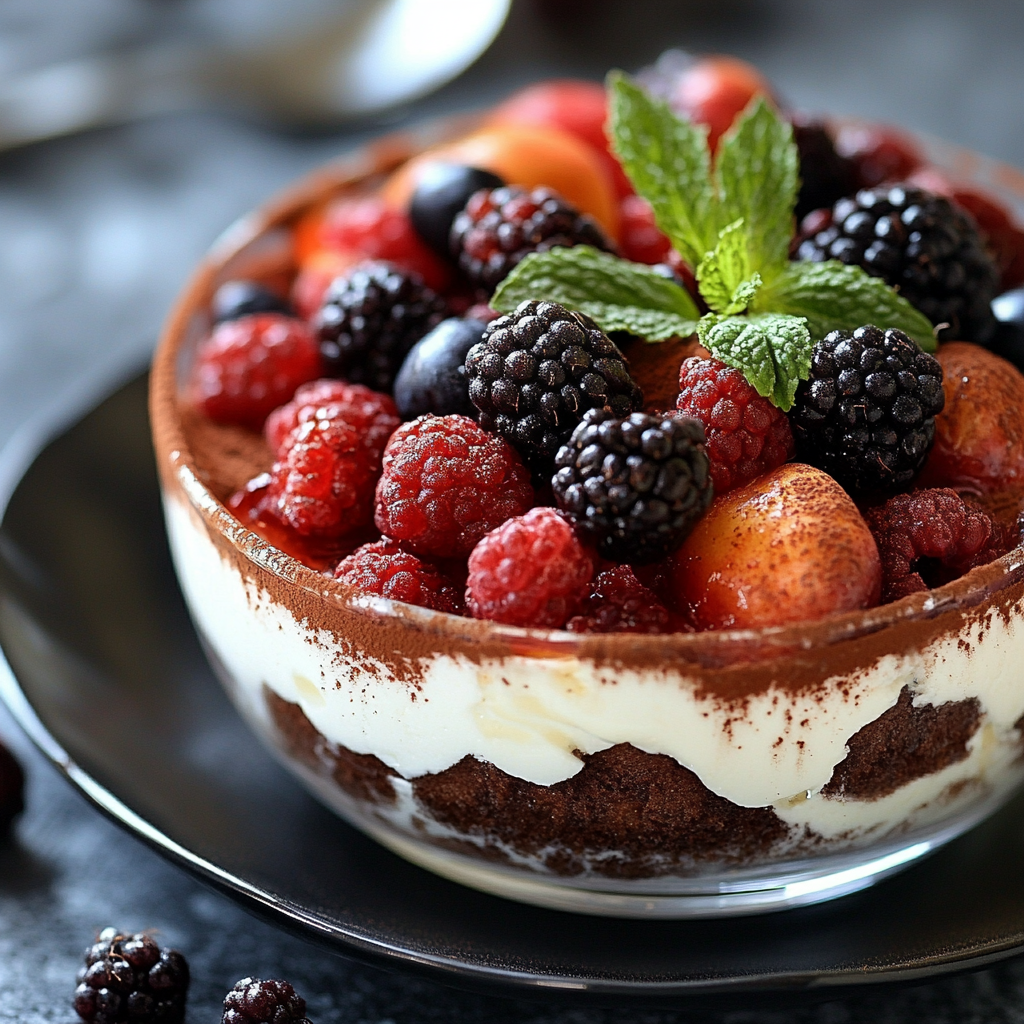Tiramisu aux Fruits d'Été