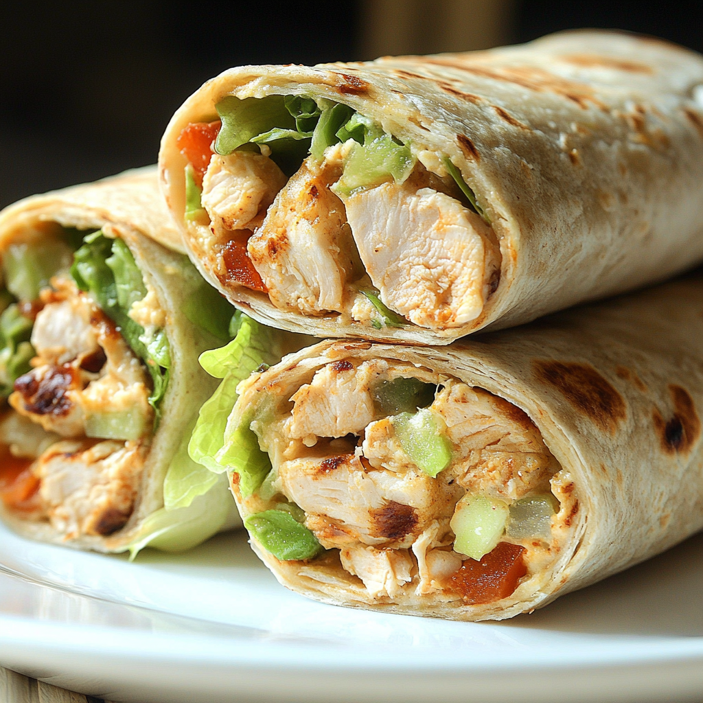 Recette Détaillée des Wraps au Poulet : Un Délice Facile et Rapide